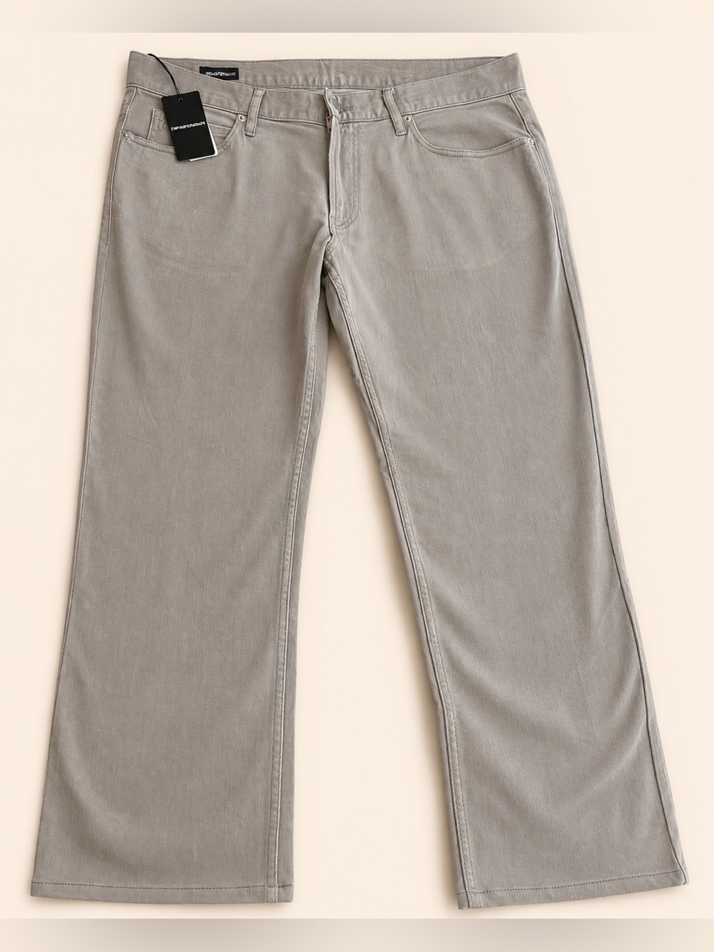 NWT Emporio Armani J15 Regular Fit Pants Taupe Gray Men’s Size 38 /Quiet Lux - Picture 2 of 9